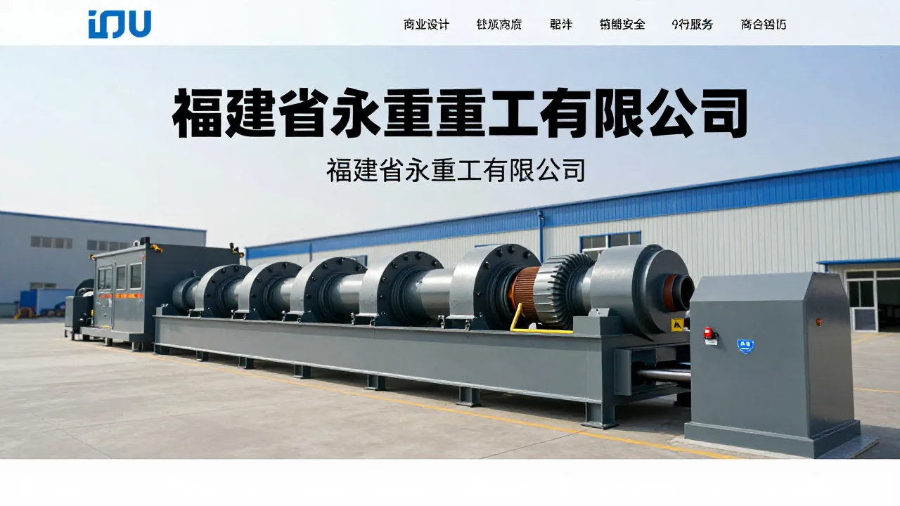 福建省永隆重工有限公司 首页主视觉